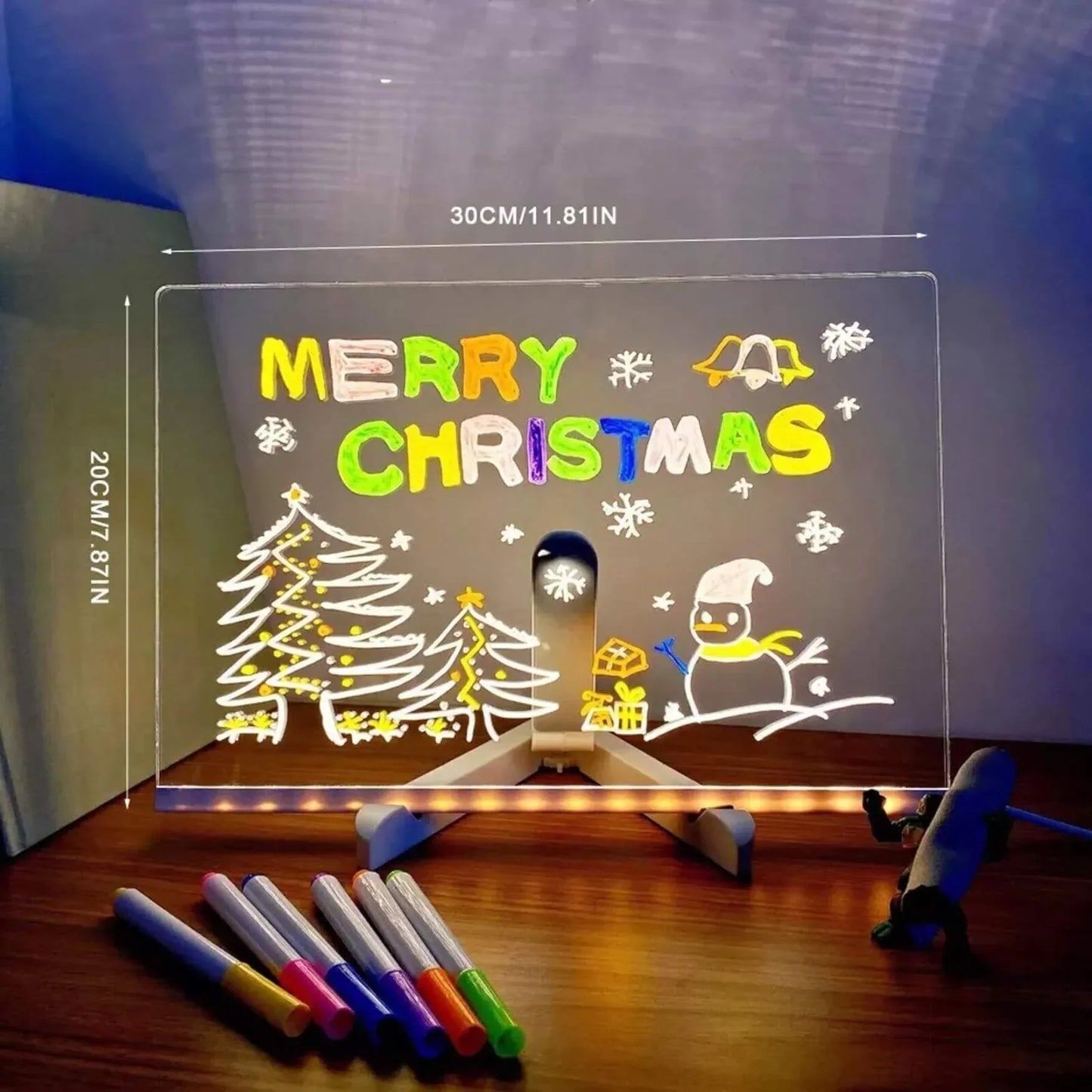 ✨LAST WEEK SPECIAL PRICE: £9.99!!⏳🎨Luminous Led Drawing Board For Children