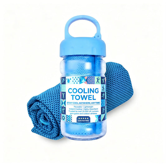 ⏰Last Day Buy 1 Get 1 Free❄💦Cold Sweat Towel You Can Use Anywhere, Anytime! Reusable Soft Absorbent Cooling Portable– UK Ready! 🇬🇧