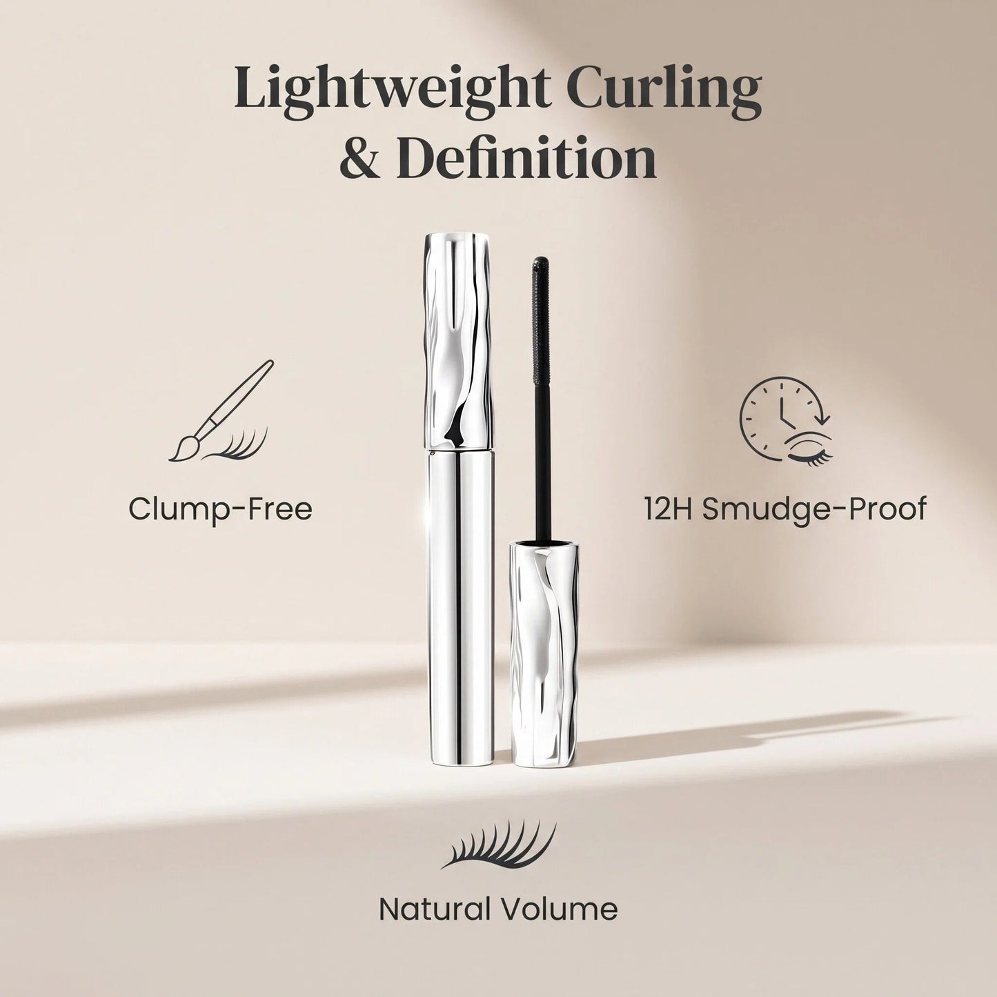 ✨LAST DAY BUY 1 GET 1 FREE!!✨Ultimate Waterproof & Sweatproof Lengthening & Curling Mascara👁️