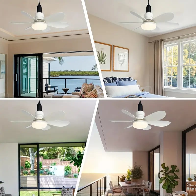 ⏳Limited-time Special Price:£ 15.99!!🔥SmartBreez™ 40W LED Ceiling Fan Light – 20.5” Ultra-Quiet with Remote 🎯 | E27 + FREE B22 Adapter 🔌 | For Bedroom 😴, Kitchen 👩‍🍳 & Garage 🛠️ – UK Ready! 🇬🇧