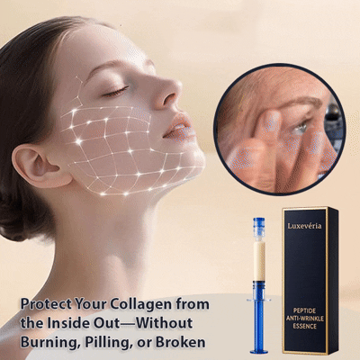 🌿【Remove wrinkles with the push of a button】Micro-molecular collagen anti-wrinkle lotion