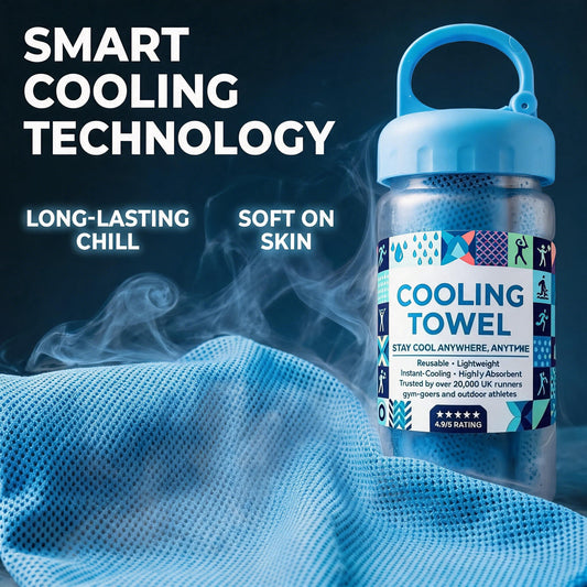 🎁Last Day Buy 1 Get 1 Free (Each only ￡3.49)🔥Cold Sweat Towel You Can Use Anywhere, Anytime! Reusable Soft Absorbent Cooling Portable