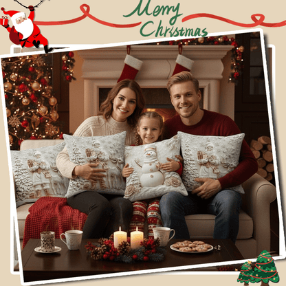 🎄 Unwrap Joy: 60% OFF Christmas Sale💕 Festive Cushion Covers 🎁