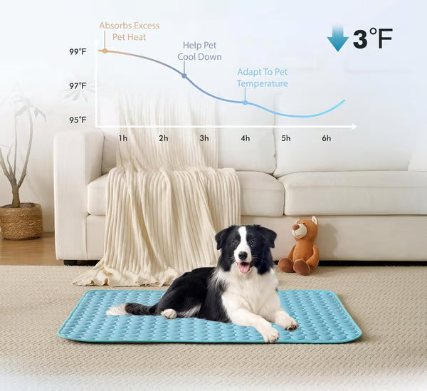 🌞Summer Hot Sale🧊Premium Cooling Mat For Pet– UK Ready! 🇬🇧