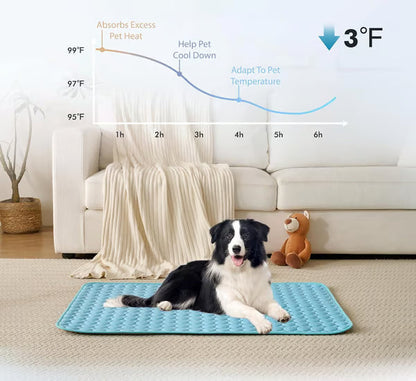 🌞Summer Hot Sale🧊Premium Cooling Mat For Pet– UK Ready! 🇬🇧