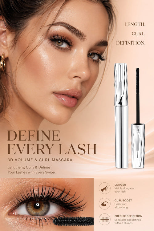 ✨LAST DAY BUY 1 GET 1 FREE!!✨Ultimate Waterproof & Sweatproof Lengthening & Curling Mascara👁️