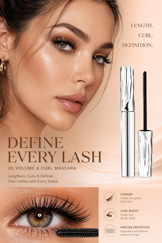 ✨LAST DAY BUY 1 GET 1 FREE!!✨Ultimate Waterproof & Sweatproof Lengthening & Curling Mascara👁️