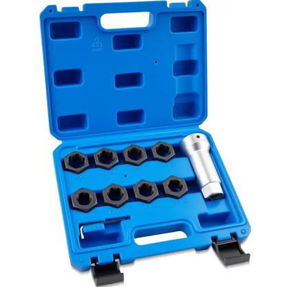 🎉 2026 Sale — Over 27400 Sold! 🔧8Pcs Automotive Thread Repair Tool Set｜Hardened Steel Damaged Screw Bolt Restorer ✨