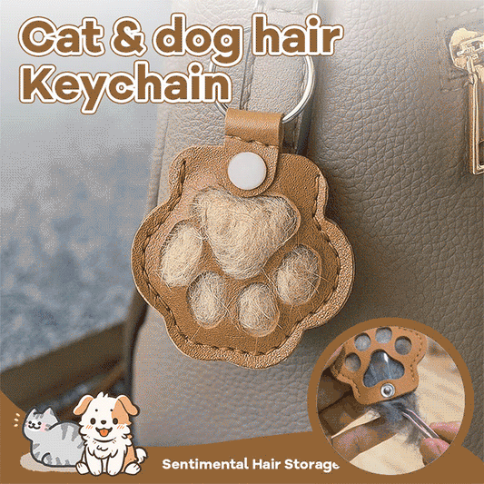 (10pcs)BUY 5 GET 5 FREE💖Leather Pet Memorial Keychain  🐾 Keep Their Memory Close, Always