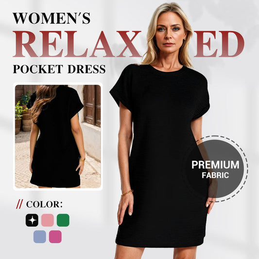 🔥New Trendy, cozy seasonal dress 50% OFF!-💞Women's Relaxed Pocket Dress