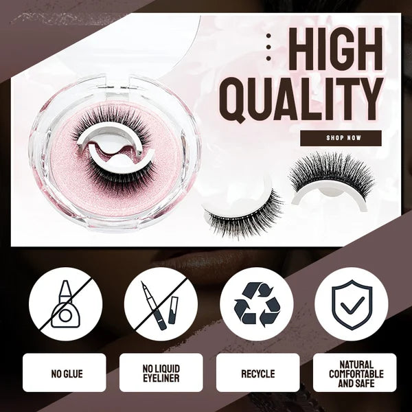 🔥WATERPROOF ！SELF-ADHESIVE EYELASHES