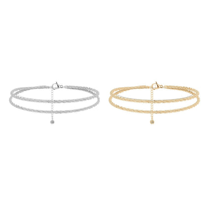 Buy 1 get 1 free🥰Dainty Layered Waterproof Anklet For your lover