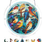 Acrylic Jigsaw Puzzle Suncatcher - Glowing Feather Haven