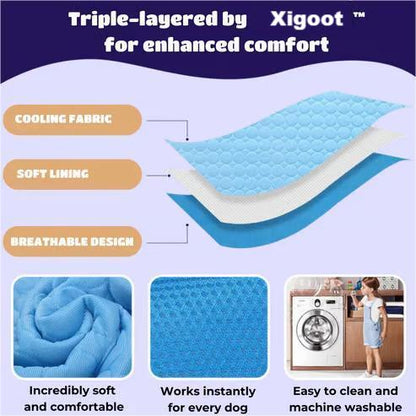 🌞Summer Hot Sale🧊Premium Cooling Mat For Pet– UK Ready! 🇬🇧