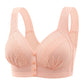 📢📢50% OFF !! ⏰Front Button Breathable Skin-Friendly Cotton Bra