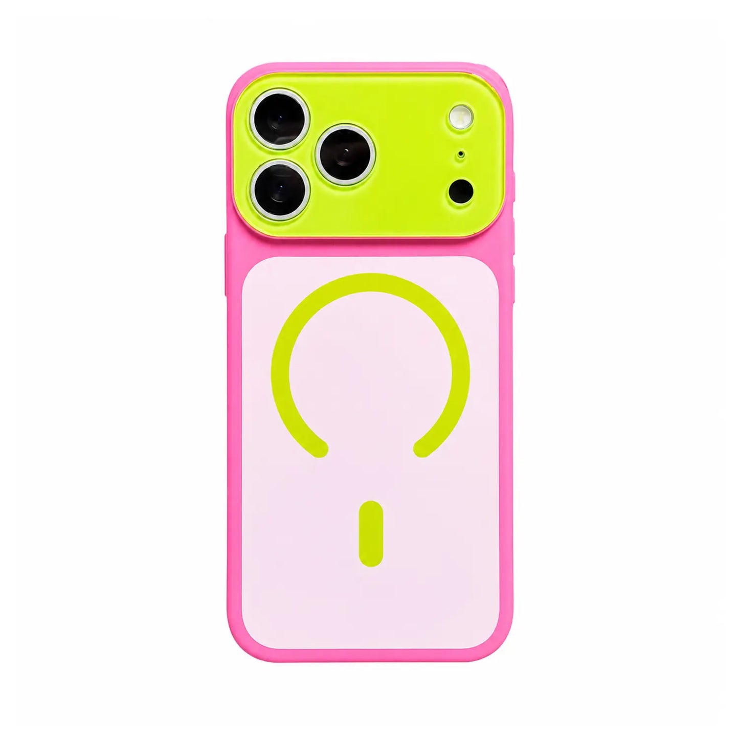 🔥Summer Hot Sale - ONLY ￡8.99!!⚡🌈Dopamine Color Block MagSafe Case – Ultra-Slim Matte Hard PC Cover for iPhone 17 Pro Max