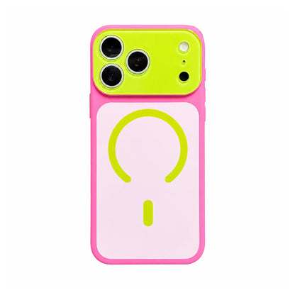 🔥Summer Hot Sale - ONLY ￡8.99!!⚡🌈Dopamine Color Block MagSafe Case – Ultra-Slim Matte Hard PC Cover for iPhone 17 Pro Max