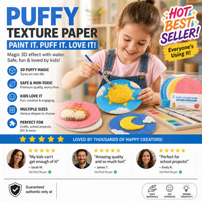 🎄Special Surprise Offer 🎁Buy 3 Get 2 Free！🔮Master the magic of painting！👩‍🎨Foam Texture Painting Paper🎁