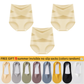 💖Hot Sale-Buy 1 Get 3 Packs💖Plus-Size High-Waist Cross Tummy Control Panties