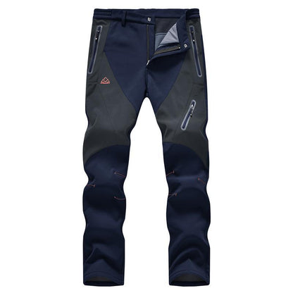 🏆LAST DAY SALE 50% OFF!!🔥Men's Waterproof Winter Trousers with Fleece Lining Cargo Pants