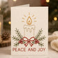 🌲 🪡 Christmas Hand Embroidery Card DIY Kit | Stitch Your Way Into the Christmas Spirit ✨ 🎁