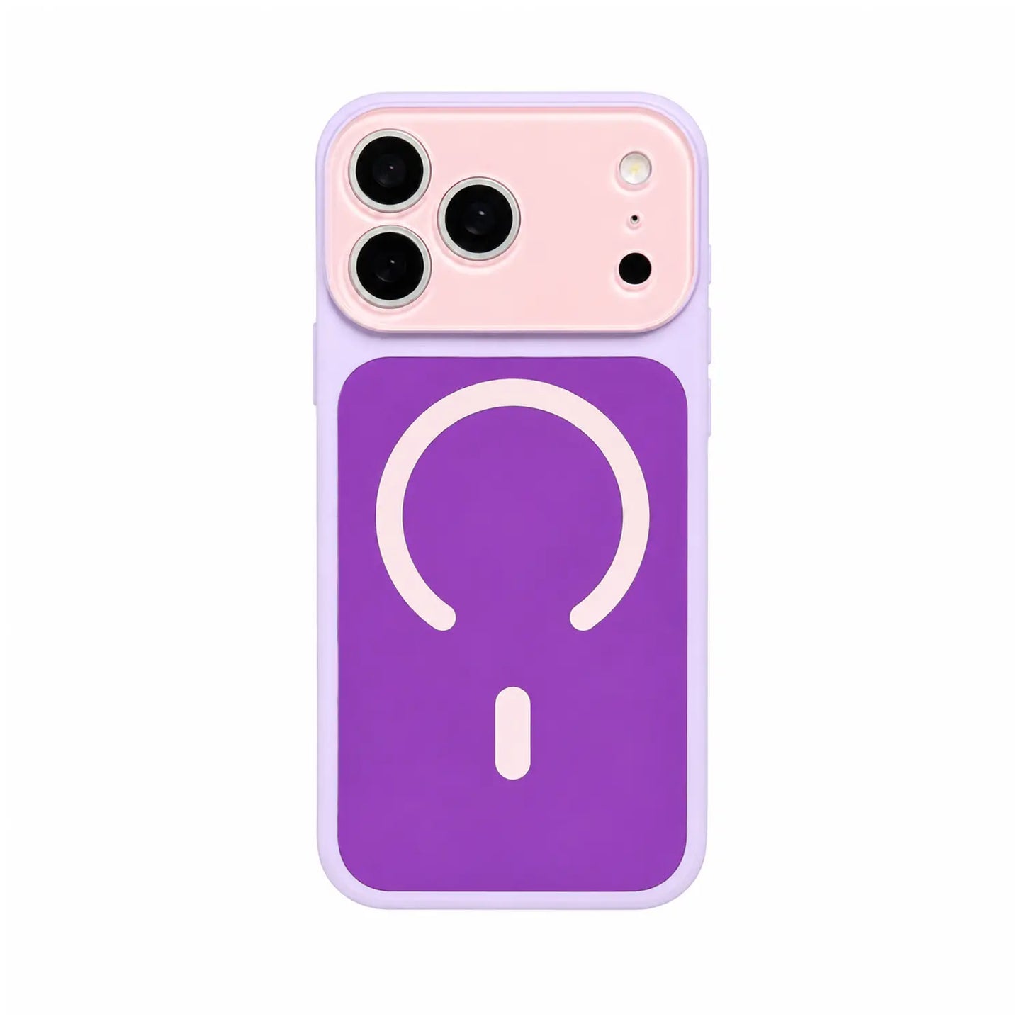 🔥Summer Hot Sale - ONLY ￡8.99!!⚡🌈Dopamine Color Block MagSafe Case – Ultra-Slim Matte Hard PC Cover for iPhone 17 Pro Max