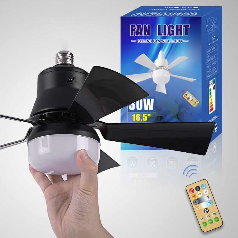⏳Limited-time Special Price:£ 15.99!!🔥SmartBreez™ 40W LED Ceiling Fan Light – 20.5” Ultra-Quiet with Remote 🎯 | E27 + FREE B22 Adapter 🔌 | For Bedroom 😴, Kitchen 👩‍🍳 & Garage 🛠️ – UK Ready! 🇬🇧
