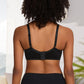 ⏳Brand Weekly Promotion 56% OFF!🖤Women's Mermaid Scales Lace Minimiser Bra Full Cup Wide Side Bands Adjustable Straps