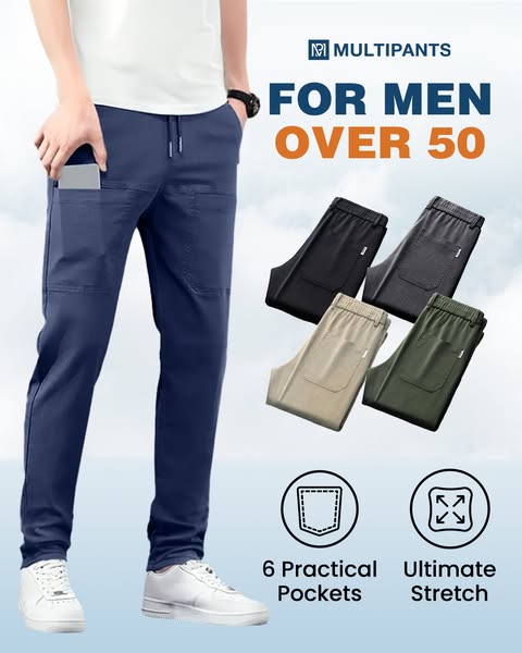 🔥NEW YEAR SALE £13.98!!⚡50K+ SOLD!🔥MultiPants – High Stretch Multi-pocket Durable Cargo Pants