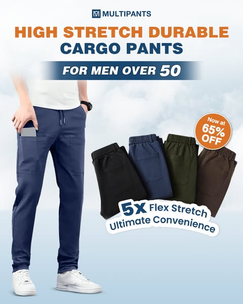 🎁Hot Sale🏆MultiPants – High Stretch Multi-pocket Durable Cargo Pants