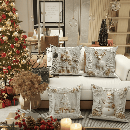 🎄 Unwrap Joy: 60% OFF Christmas Sale💕 Festive Cushion Covers 🎁
