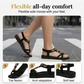 Women's Round-Toe Flat Breathable Sandals – Soft, Cushioned & Perfect for Summer Days & Holidays 🌸✨