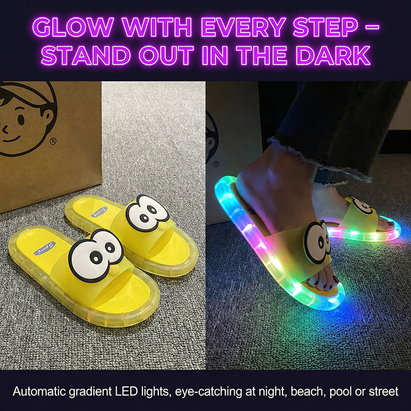 🏖️LAST DAY SALE ONLY ￡12.99!!🔥Penguin Glow Slippers 🐧✨  Flashing LED Soles • Cosy & Fun for All Ages • Perfect for Gifting! 🎁