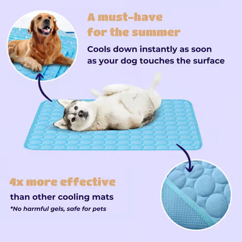 🌞Summer Hot Sale🧊Premium Cooling Mat For Pet– UK Ready! 🇬🇧