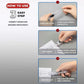 📎 2-Pack Portable Binder Clip Stapler + 100 Clips – Non-Destructive Paper Clamp Dispenser for Office, Home & School 🏫✏️