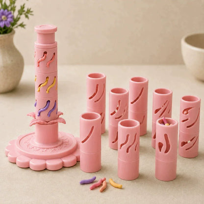 ⏳ Last Day 50% OFF – 🌸 Beginner-Friendly Clay Bloom Maker Set | Reusable 3D-Printed Flower Shaping Tool with Interchangeable Sleeves & 24-Color Modeling Clay Included ✨