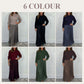 🔥Black Friday Promotion 50%OFF🔥Women's solid color Long Sleeve Jumper & Pleated Bottom Dress