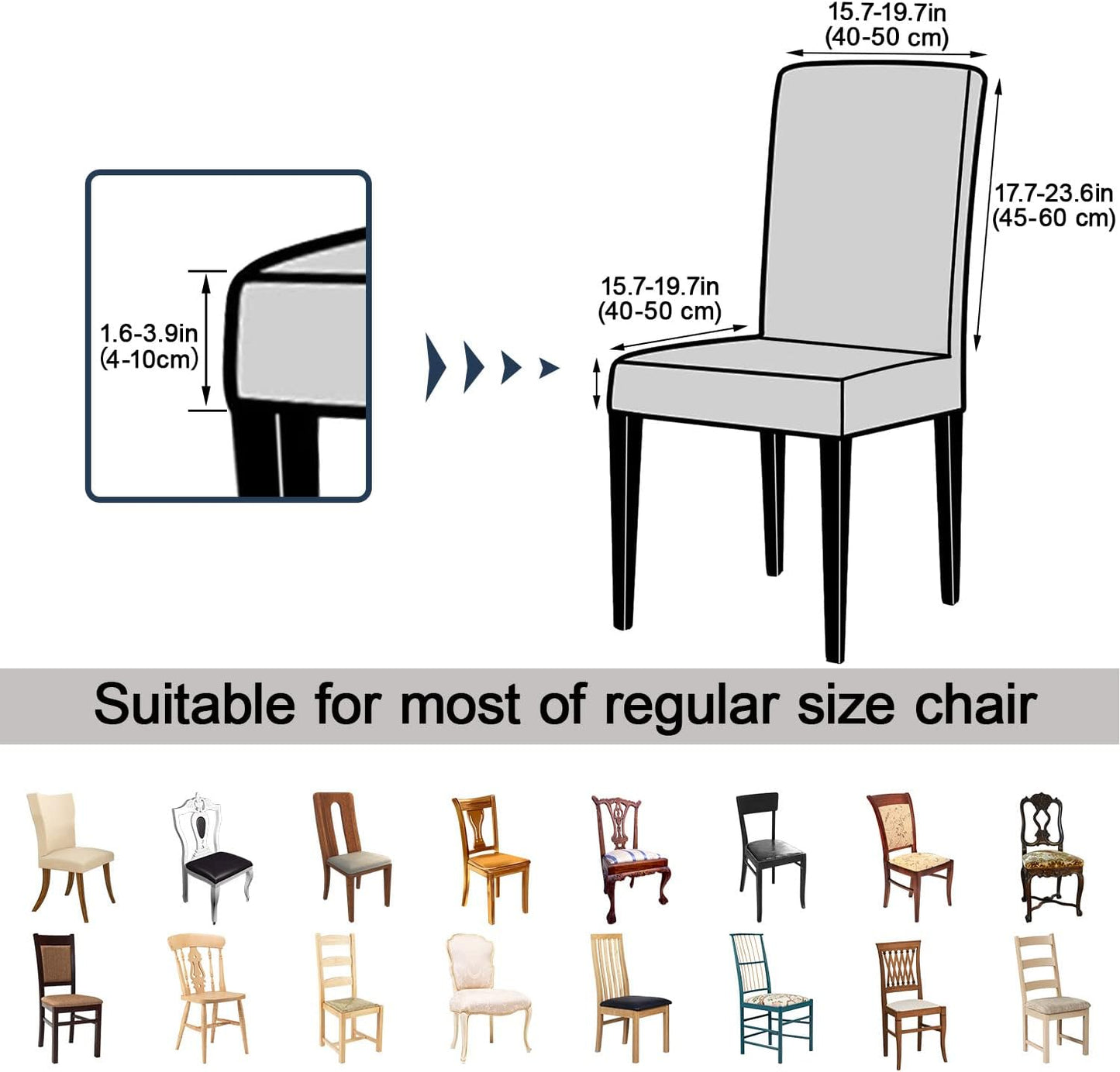⏰🔥LIMITED TIME 50% OFF!🔥50K+ SOLD!  🪑Stretch Dining Chair Cover