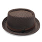 Summer Breathable Mesh Pork Pie Hat