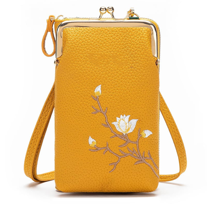 💗Hot Sale 50% OFF🌸Women Sling Cross-Body Wallet with Mobile Cell Phone Holder