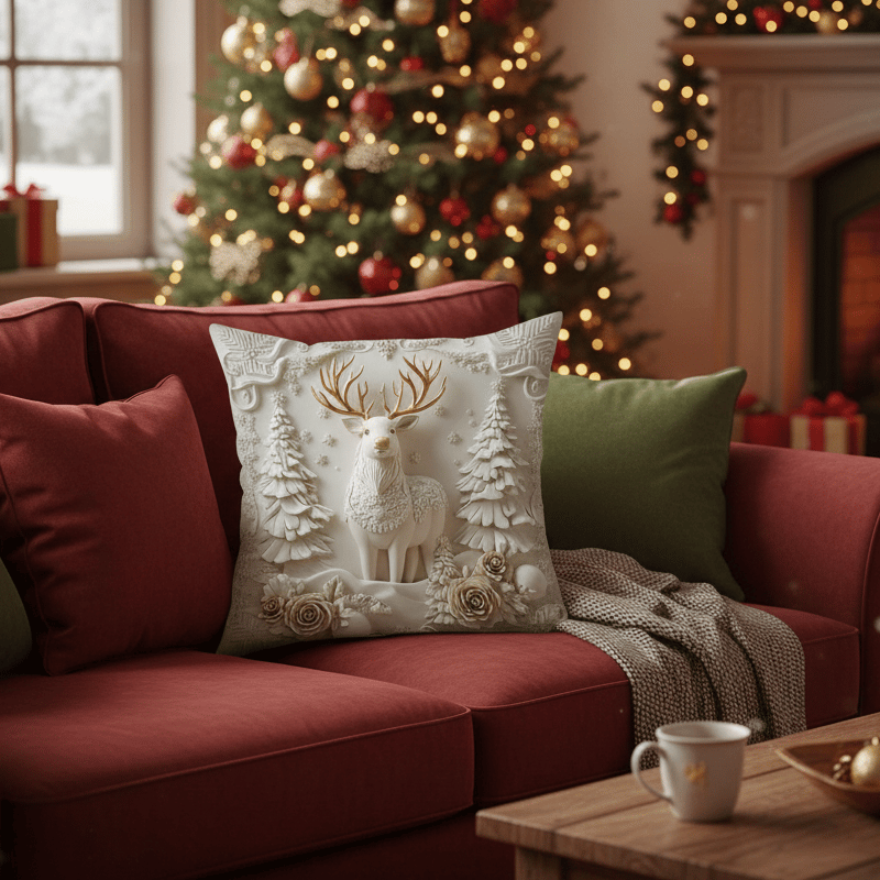 🎄 Unwrap Joy: 60% OFF Christmas Sale💕 Festive Cushion Covers 🎁