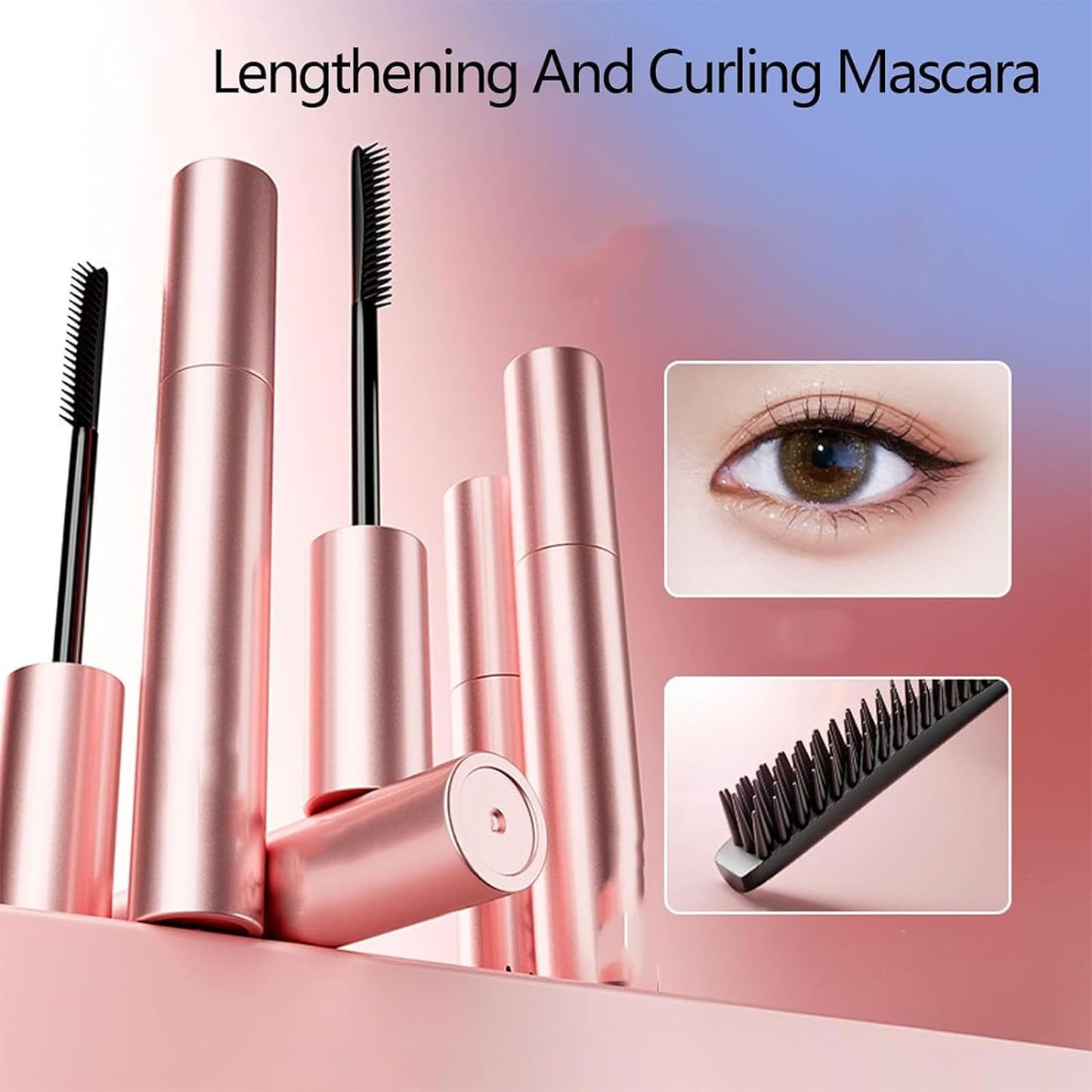 🎁Buy 1 Get 1 Free💕[Waterproof and Non-Smudging] Lengthening and curling long-lasting mascara