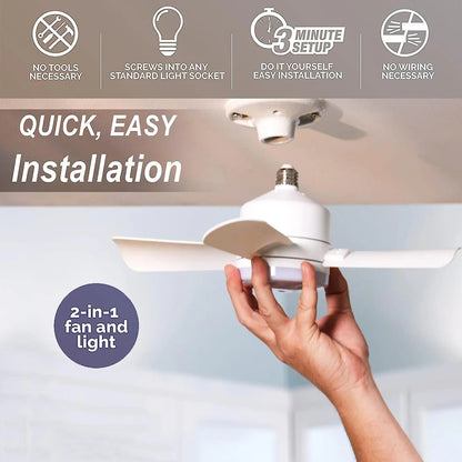⏳Limited-time Special Price:£ 15.99!!🔥SmartBreez™ 40W LED Ceiling Fan Light – 20.5” Ultra-Quiet with Remote 🎯 | E27 + FREE B22 Adapter 🔌 | For Bedroom 😴, Kitchen 👩‍🍳 & Garage 🛠️ – UK Ready! 🇬🇧
