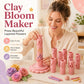 ⏳ Last Day 50% OFF – 🌸 Beginner-Friendly Clay Bloom Maker Set | Reusable 3D-Printed Flower Shaping Tool with Interchangeable Sleeves & 24-Color Modeling Clay Included ✨