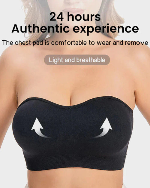2026 New🔥BUY 1 GET 1 FREE🔥Non-Slip Bandeau Seamless Wireless Strapless Bra
