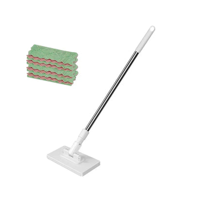 ⏳LAST DAY SALE ONLY ￡8.99!!🔥Extendable Telescopic Disposable Flat Clip Mop, 360° Swivel Lightweight Floor Mop