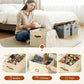 👟 Fabric Shoe Organizer Storage Box – Foldable, Large Capacity, Dustproof & Breathable for Closet & Bedroom 🧺✨-UK