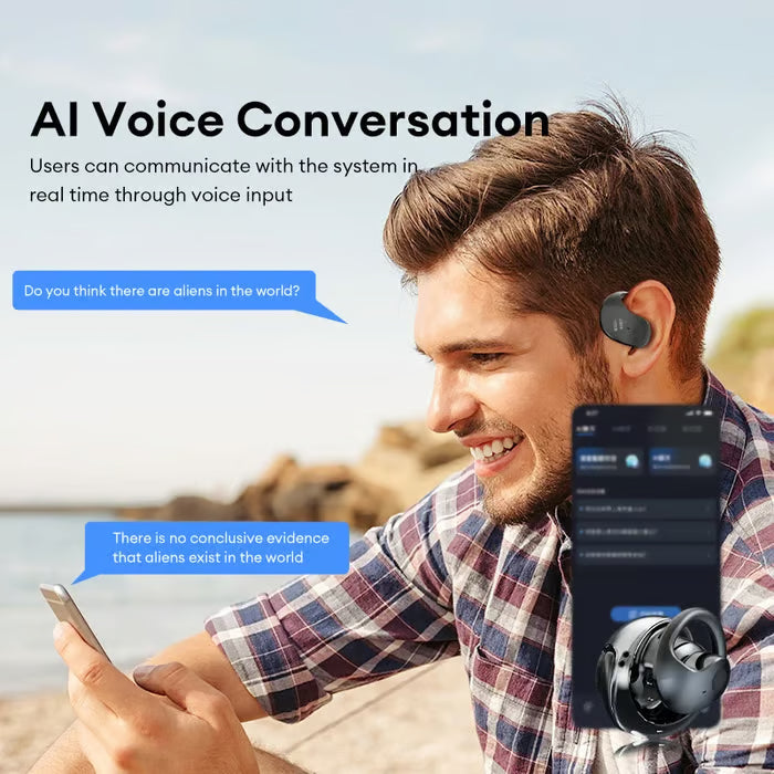 🏆#1 Best Seller ⚡⏰AI Translation Wireless OWS Bluetooth5.4 Earphones (Fit iOS & Android)