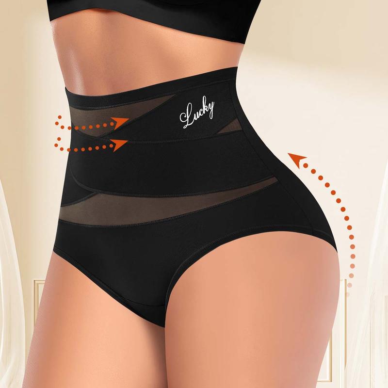 🌸 Last Day Special Price £9.99 ! 🔥Buy 1 Get 1 Free🎁Plus-Size High-Waist Cross Tummy Control Panties