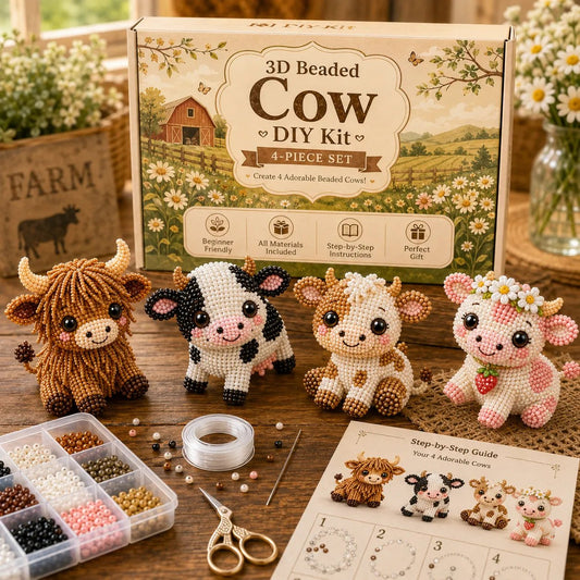 🧵✨ Creative Beaded Mini World 3D DIY Kit Collection